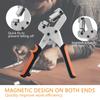 New Grommet Tool Kit Handheld Hole Punch Pliers Portable Grommet Hand Press Machine Manual Puncher W/ 500pcs 10.5mm Eyelets