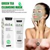 Grönt te Ansiktspeelmask Svartborttagare Akne Djuprengörande Mask Hudvårdsmask Exfolierande & Reparerande, Minskar Fina Linjer Rynkor
