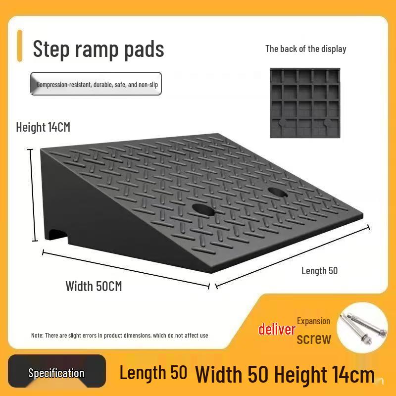 Heavy-Duty Electric Vehicle Curb Ramp Mat
