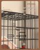 Medium/Large Dog Cage with Toilet - Indoor/Outdoor Pet Fence for Golden Retriever, Shiba, Teddy, and Kittens