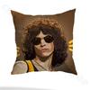 Conan Singer G-Gray Pillow Case Anti-dustmite Pillowcase Invisible zipper silky short plush Sofa cushion cover