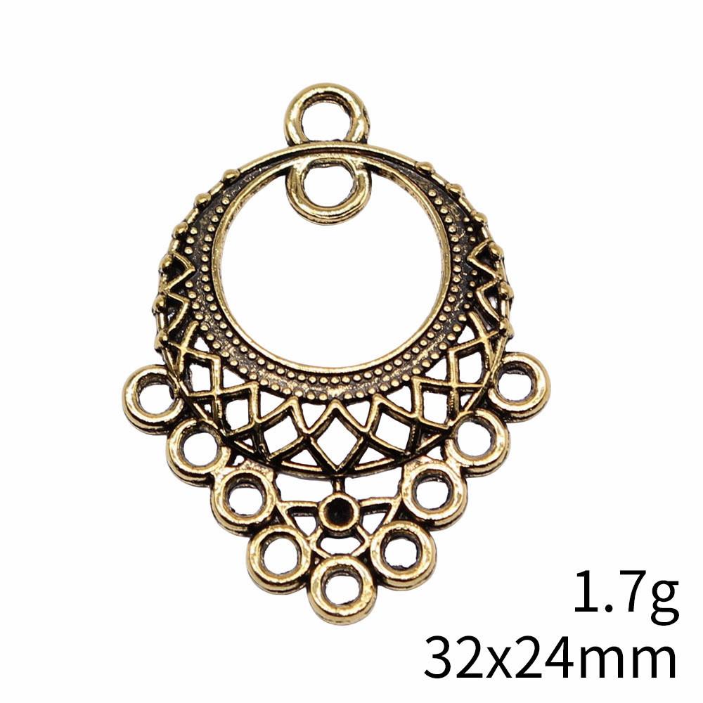 Graduation Accessories Women Round Multi-Hole Earring Connector Accessories Parts Clearance Sale Items Accessories For Girls
