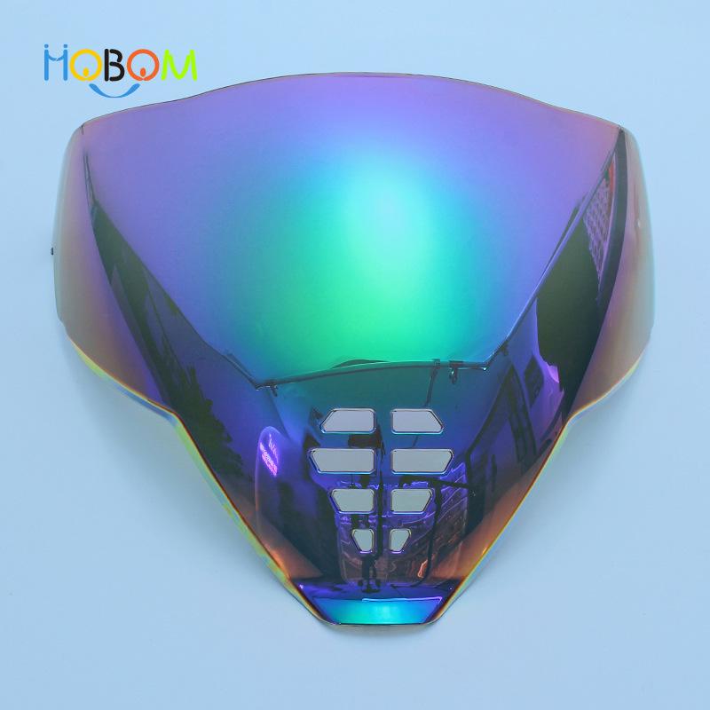 Ghost Face Motorcycle Windshield Visor for Icon Airflite C06 Helmet (Day/Night)