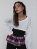 VISUS Cotton Cropped Top_White