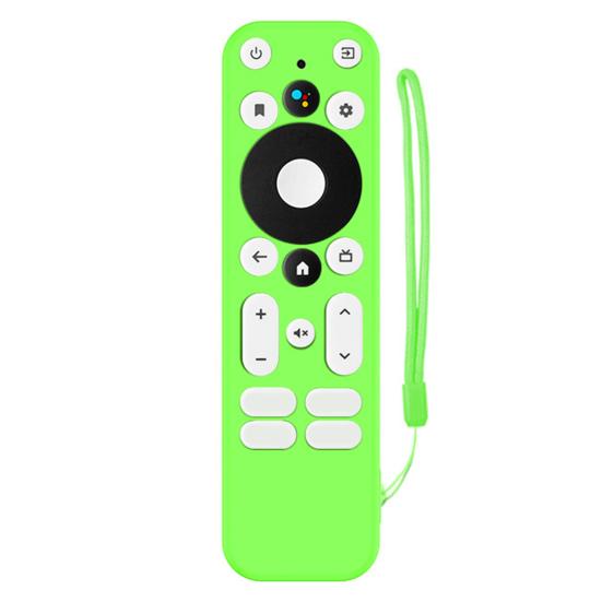

Защитный чехол водонепроницаемый противоударный верхний открывающийся пульт дистанционного управления сплошной цвет силиконовый чехол для Walmart Onn. для Android TV 4K UHD зелёный