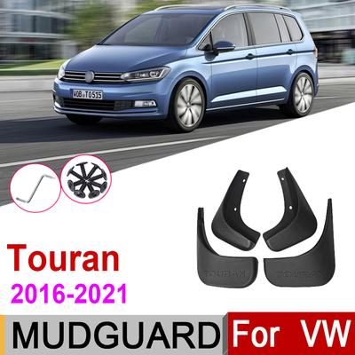 Car Mudflap Fender For Volkswagen VW Touran 2016 MK2   2018  Mud Flaps Guard Splash Mudguards Accessories Exterior
