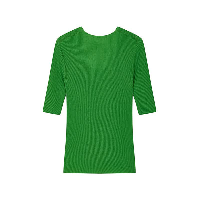 JNBY 2026 Autumn V-Neck Wool Pullover