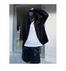 Men's High-Grade Hooded Cardigan - Lightweight Knitted Sweater, Sun-Protective, Hollow Design for Couples.