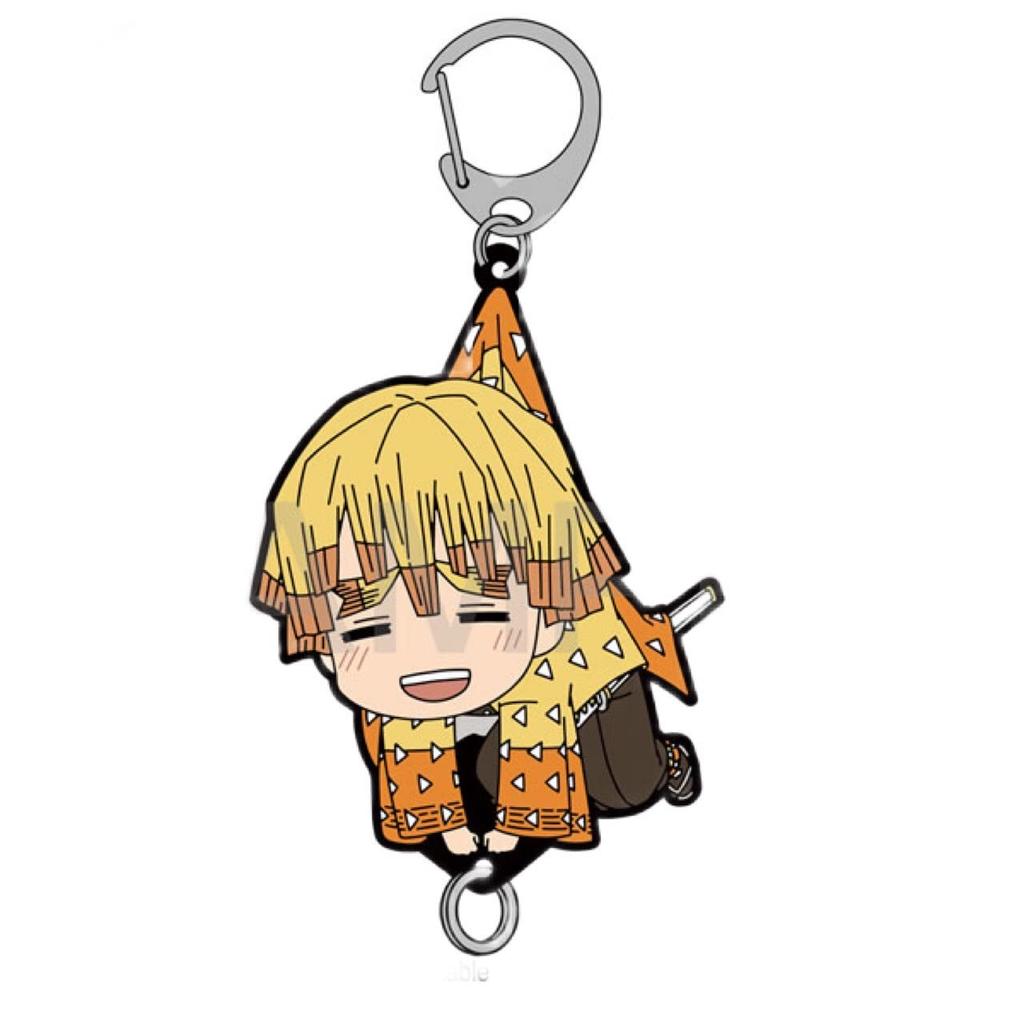 COSPA Demon Kimetsu No Yaiba Zenitsu Agatsuma Working Thumb Rubber Strap Rubber Mascot Slayer