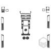 For Land Rover Discovery 4 2010-2016 Carbon Fiber Car Interior Accessories Multimedia Panel Engine Button Cover Trim Sticker