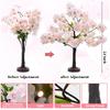 24IN Cherry Blossom Tree Light, 36 LED Lights Tabletop Tree with Timer Pink Flower Tree Lamp with USB Plug or Battery Operated for Home Wedding Party