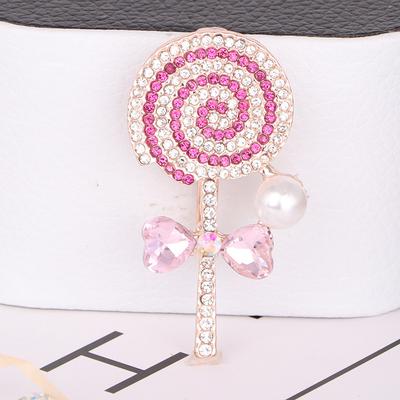 Carino Corsage di Cristallo Incrostato di Diamanti Pieno di Strass, Spilla a Caramella, Accessori per Abbigliamento.