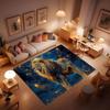 Anime Lion and Tiger Carpet Rugs for Bedroom Carpets for Living Room Anti Slip Floor Mat Washroom Floor Mat Anime Rug