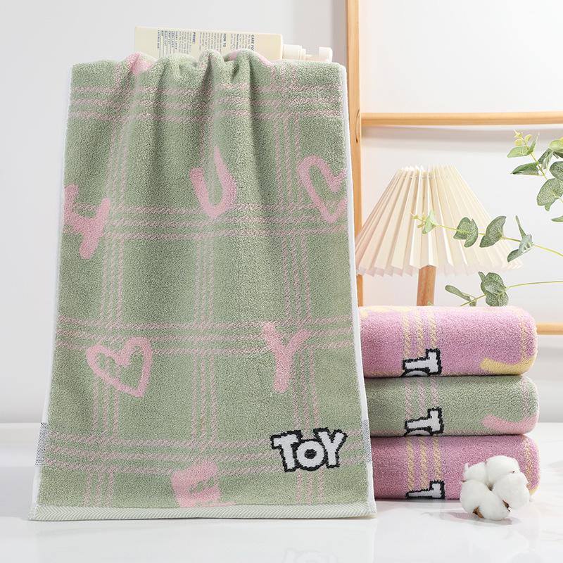 

Бавовняні рушники для обличчя - М які, Потовщені, Вбираючі, Суміш поліестеру та бавовни для дорослих 35*70cm