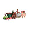 Christmas Wooden Train Window Decoration Handcrafted Festival Home Display Ornament Kids Room Decorative Item