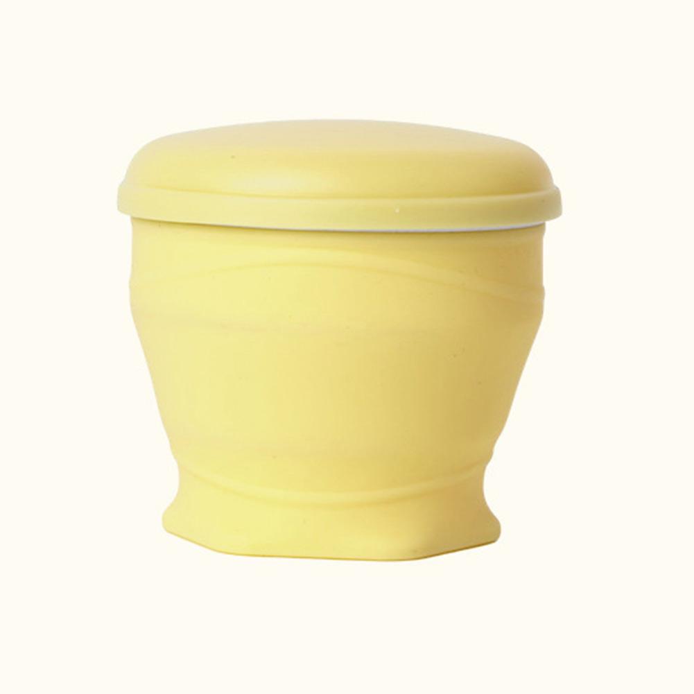 

Складная силиконовая кружка 180 мл, складная дорожная бутылка для воды, безопасная для детей, герметичная, термостойкая, для кемпинга, пешего туризма, пешего туризма, предметов первой необходимости жёлтый