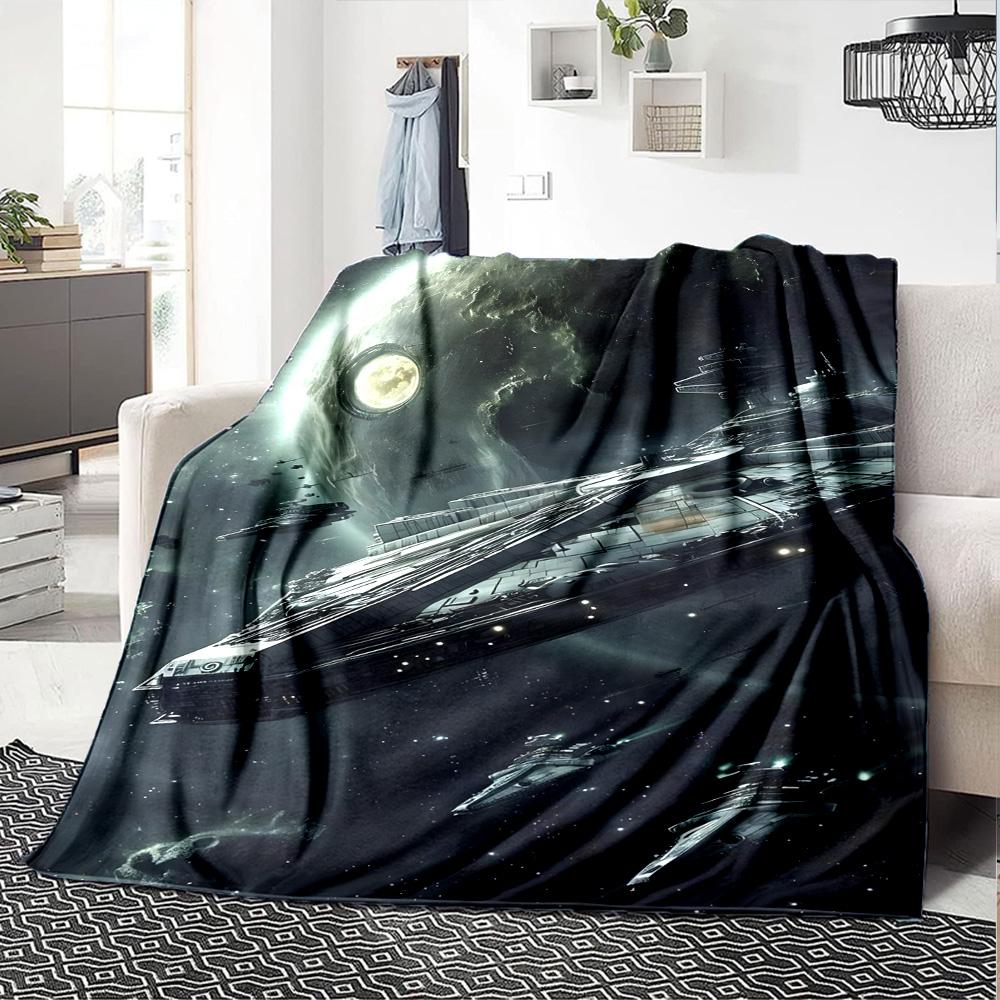 Star Wars Blanket Warmthful Decor Perfect for Picnics Livingroom Couch for All Seasons Modern Style Suitable for Gifting Relatives and Friends