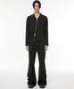 Peulleeoeob 5.Cargo Flare Pants (Fl-234_Black)