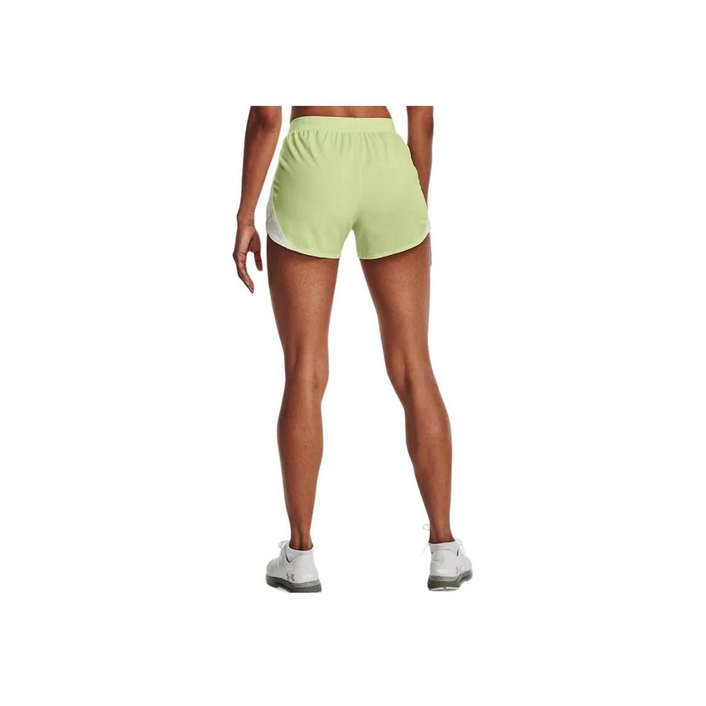 Under Armour Fly-By 2.0 Breathable Running Shorts Women Bottoms Mint-Green 1350196-320