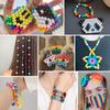 Rainbow Color Clay Pony Beads Bracelet Making Kit Jewelry Making Letter Beads Accessories Kit DIY Jewelry Art Handmade Supplies