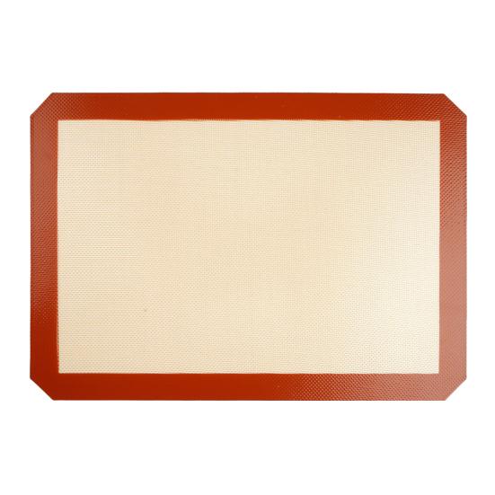 Yousheng 0.4mm Silicone Baking Mat with Fiberglass Non-Stick Oven Liner Heat Resistant Reusable Pad for Baking Cookies Pastries Dishwasher Safe Tool