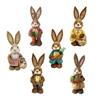 Ostern Frühling Künstliche Strohborsten Hase Kaninchen Gartenparty Ornamente Dekoration