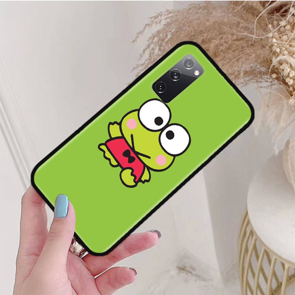 Black Case for Xiaomi Poco X6 X4 M5 M6 F5 F6 C65 C55 C50 C51 C40 Pro Redmi 14C A3X 13C 12C 11T 10A 9C Note 7 6 8A Plus L-17 Lovely Keroppi