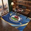 Blackburn Rovers Football Print Crystal Velvet Rug, Comfortable Water Absorbent Non Slip Indoor Floor Carpet
