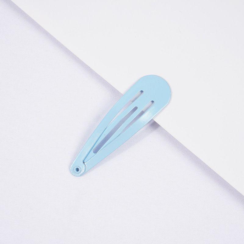 20Pcs 5cm Children Snap Barrette Baking Paint Macaron BB Hair Clip Princess Birthday Hair Styling