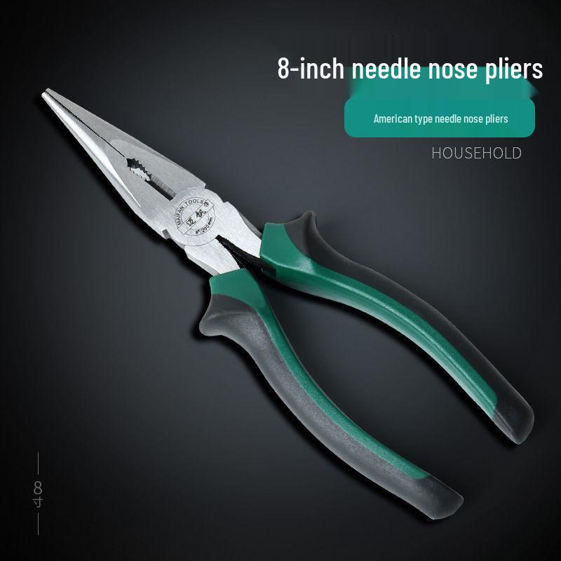 Exzentrischer Arbeitsersparender Draht, Spitzzange, Seitenschneider, Multifunktionale 6" & 8" Flachzange - Werkzeugsatz für den Heimwerker