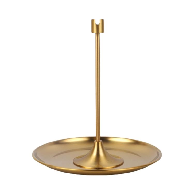 Multifunctional Incenses Stand Base Clip Buddhas Metal Incenses Stick Holders Clip with Ashes Catchers Tray Set