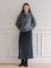 Laminez Maxi Long Skirt - Black