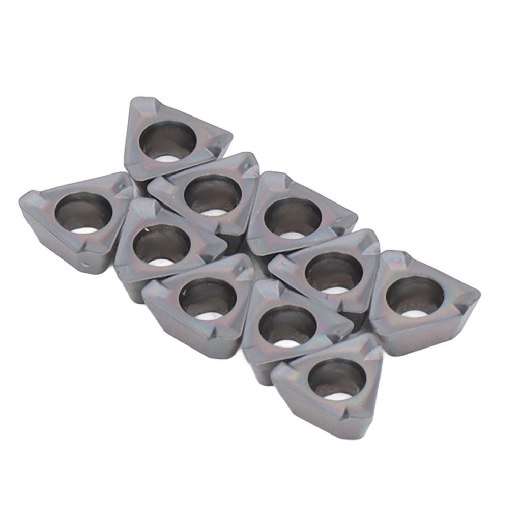 10 Stück Dreheinsatz Hartmetallklinge Drehbankfräser Fräsen CNC Werkzeugset Ausrüstung