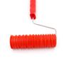 17.5cm Embossed Paint Roller Painting Brush Sleeve With Red