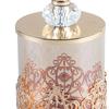 Candy Jar Decorative Art Gold Glass Storage Food Organization for Tea Sugar Biscuit