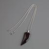 Obsidian Fang Amulet Pendant for Men [Koai] Wolf's