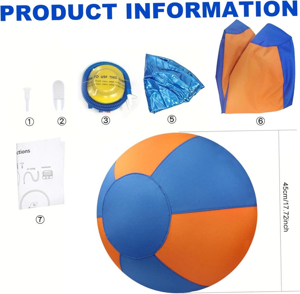BallOutdoor Interactive Sheep Horse Dog Herding Ball Dog Toy Pet Self-hi Training Exercise Toy Inflatable Self-throwing Ball