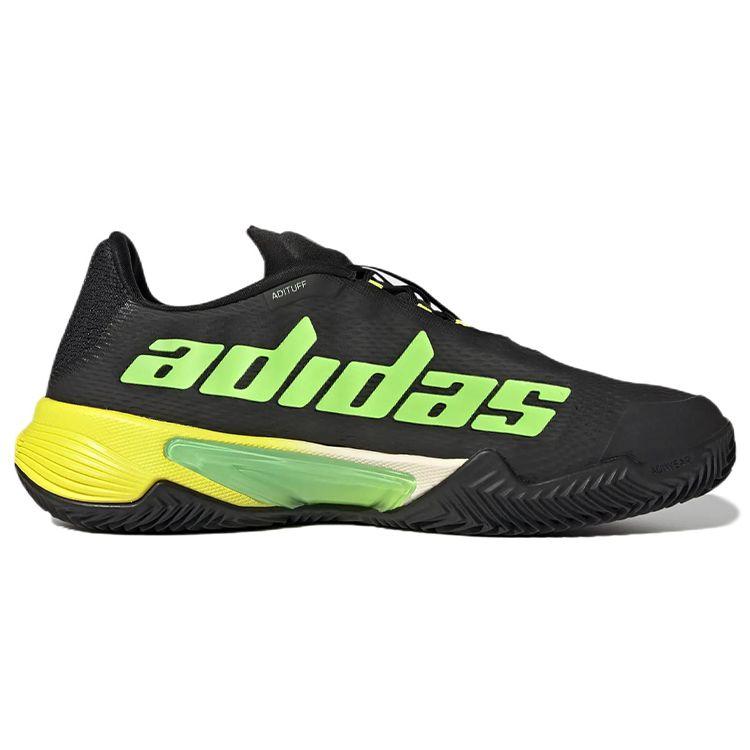 Adidas Barricade Comfortable Durable Tennis Shoes Men Sneakers Black Yellow GY1435
