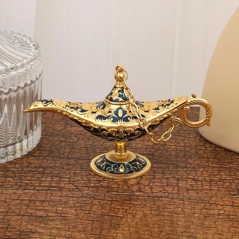 

Aladdin Lamp Decoration Russian Wishing Lamp Metal Decoration Crafts European Vintage a birthday present Home Decoration Crafts