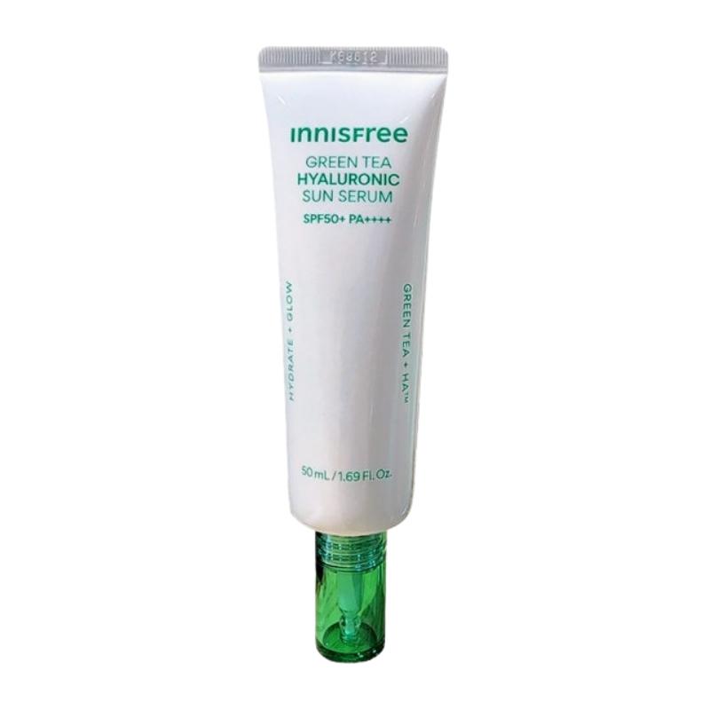 

Innisfree Green Tea Hyaluronic Acid Sun Serum SPF50+ PA++++ 50ml | Hydrating & Calming Daily Sunscreen 50ml