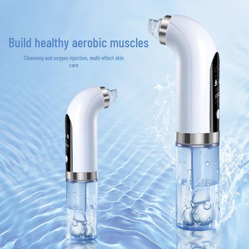 Portable Oxygen Facial & Pore Cleaner: Electric Blackhead Remover Device