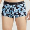 Calvin Klein Logo Leichte Atmungsaktive Figurbetonte Boxershorts Herren Unterwäsche Blau NB2225-4ZU