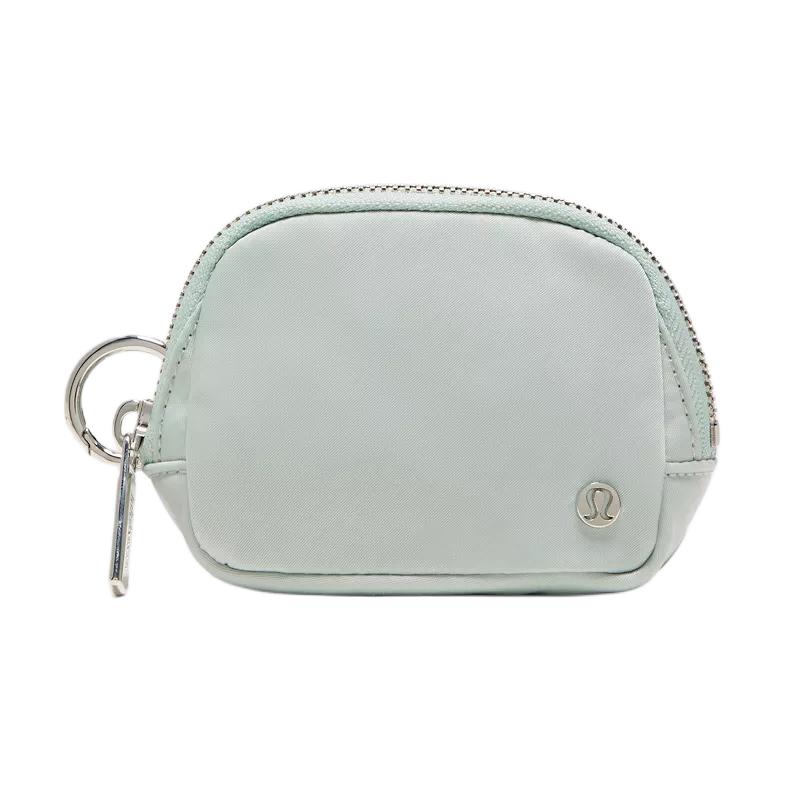 Lululemon Everywhere Fashion Casual Polyester Wallet Women wallet Mint-Green LU9C17S-073472 Mint Green 12950₽