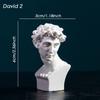 Scultura Moderna Tavolo Mini Ornamento Mitologia Greca Statua in Gesso David Figura in Resina Gesso Disegno Pratica Artigianato Decorazione