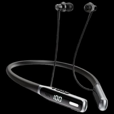 Newmine G1 Neckband Sports Bluetooth Earbuds with Digital Display