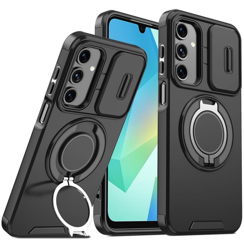 For Samsung Galaxy A55 A54 A35 A16 A15 A13 A06 A05 A05S Magnetic Finger Ring Holder Military Protective Case