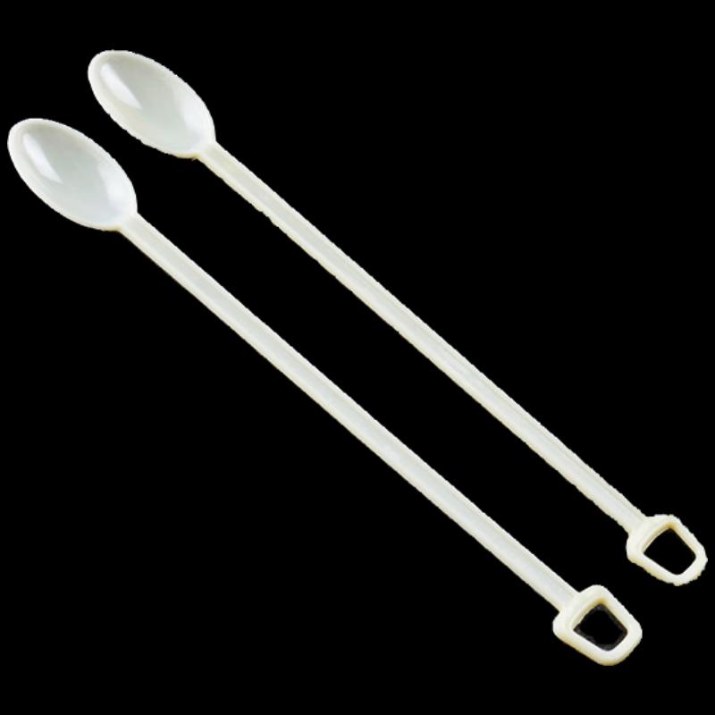 WS Einweg-Rührlöffel aus PS-Kunststoff mit langem Griff