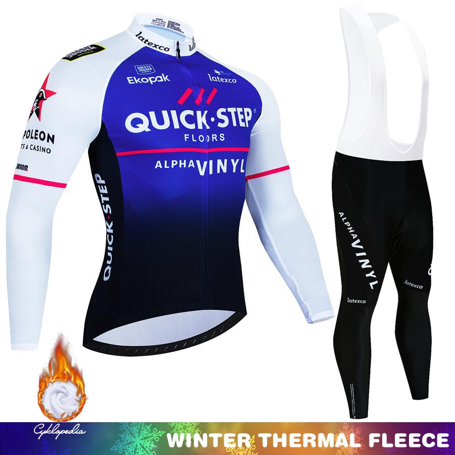 Road Bike Autumn and Winter Warm Long-sleeved Cycling Suit Men's and Women's Cycling Clothes