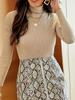 Women's High Neck Knit Sweater T 29026 -