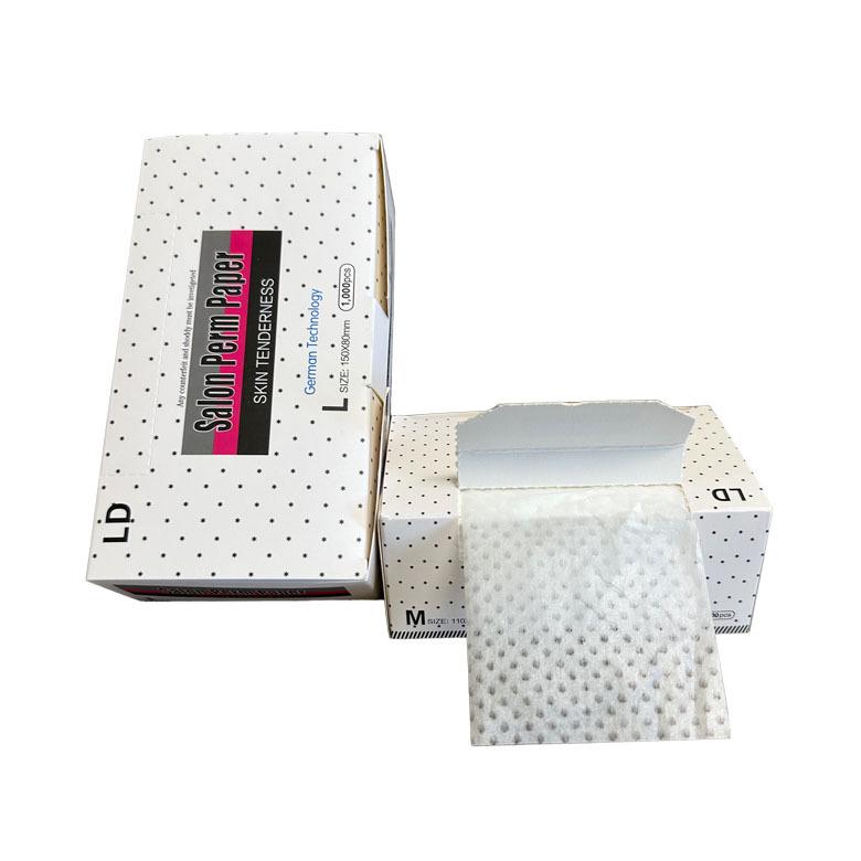 Ultra-Thin Reusable Perm Paper with Holes - Strong Absorbent Cotton for Hairdressing and Curling